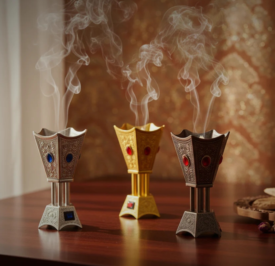 6 Corner Bakhoor incense burner - Image 2